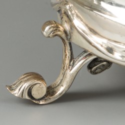Lodewijk XVI pijpenkomfoor, Willem Pont, Amsterdam 1774, zilver.