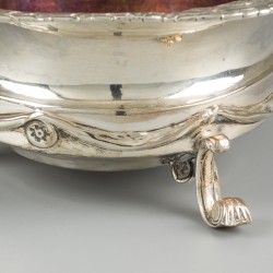Lodewijk XVI pijpenkomfoor, Willem Pont, Amsterdam 1774, zilver.