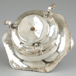 Lodewijk XVI pijpenkomfoor, Willem Pont, Amsterdam 1774, zilver.