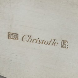 Christofle vaas Dragonfly / Libellule, verzilverd.