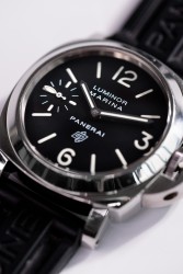 No Reserve - Panerai Luminor Marina Logo PAM00005 - Herenhorloge - 2009.