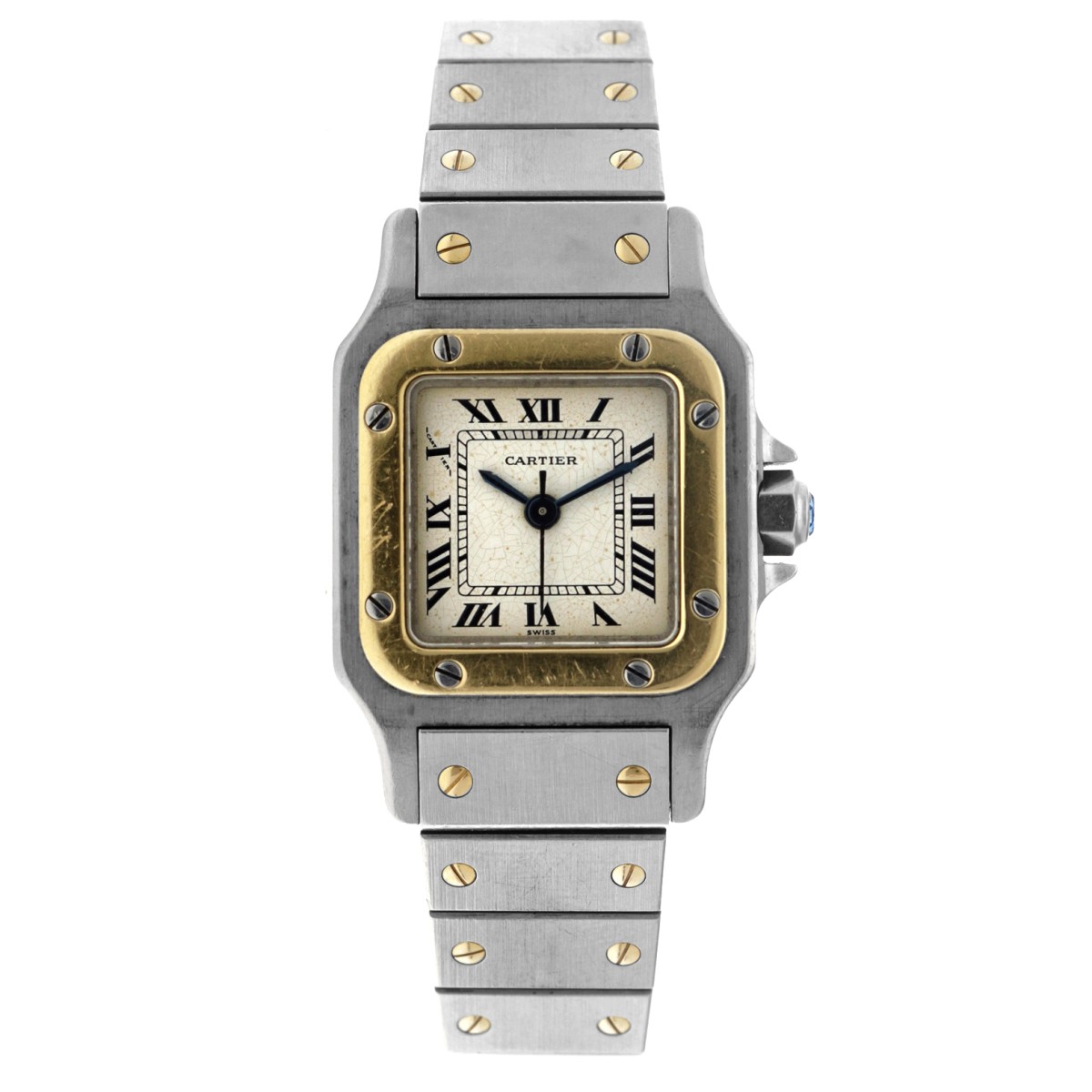 No Reserve - Cartier Santos 1170902 - Dameshorloge.