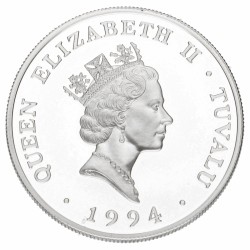 Tuvalu. Elizabeth II. 20 Dollars 'Endangered Wildlife'. 1994.