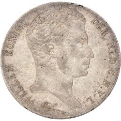 3 Gulden. Willem I. 1821 zonder naam Michaut. XF details.