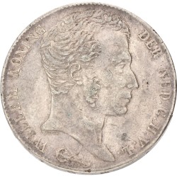 3 Gulden. Willem I. 1820. XF 40.