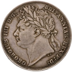 Great Britain. George IV. ½ Crown. 1821.