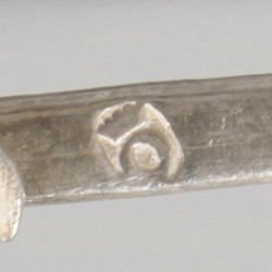 Miniatuur rotisserie / braadspit (Nederland, 18e eeuw) zilver.