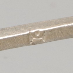 Miniatuur rotisserie / braadspit (Nederland, 18e eeuw) zilver.
