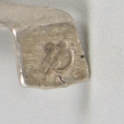 Miniatuur rotisserie / braadspit (Nederland, 18e eeuw) zilver.