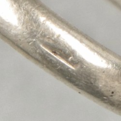 Fourniturenschaar met rokhaak, Albertus Kijff Sicman, Groningen ca. 1865, zilver.