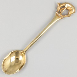 12-delige set koffielepels / theelepels zilver.