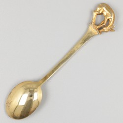 12-delige set koffielepels / theelepels zilver.