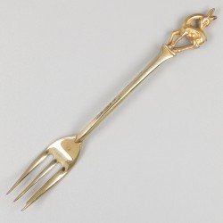 12-delige set gebaksvorken zilver.