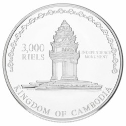 Cambodia. Norodom Sihamoni. 3000 Riels 'Olympic Games Collection'. 2007.