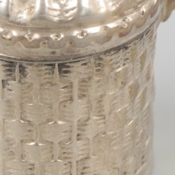 Vingerhoeddoosje, Hendrik Griste senior, Amsterdam ca. 1765, zilver.