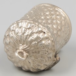 Vingerhoeddoosje, Hendrik Griste senior, Amsterdam ca. 1765, zilver.