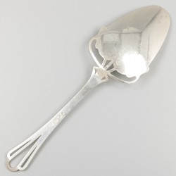 Taartschep Jugendstil, zilver.