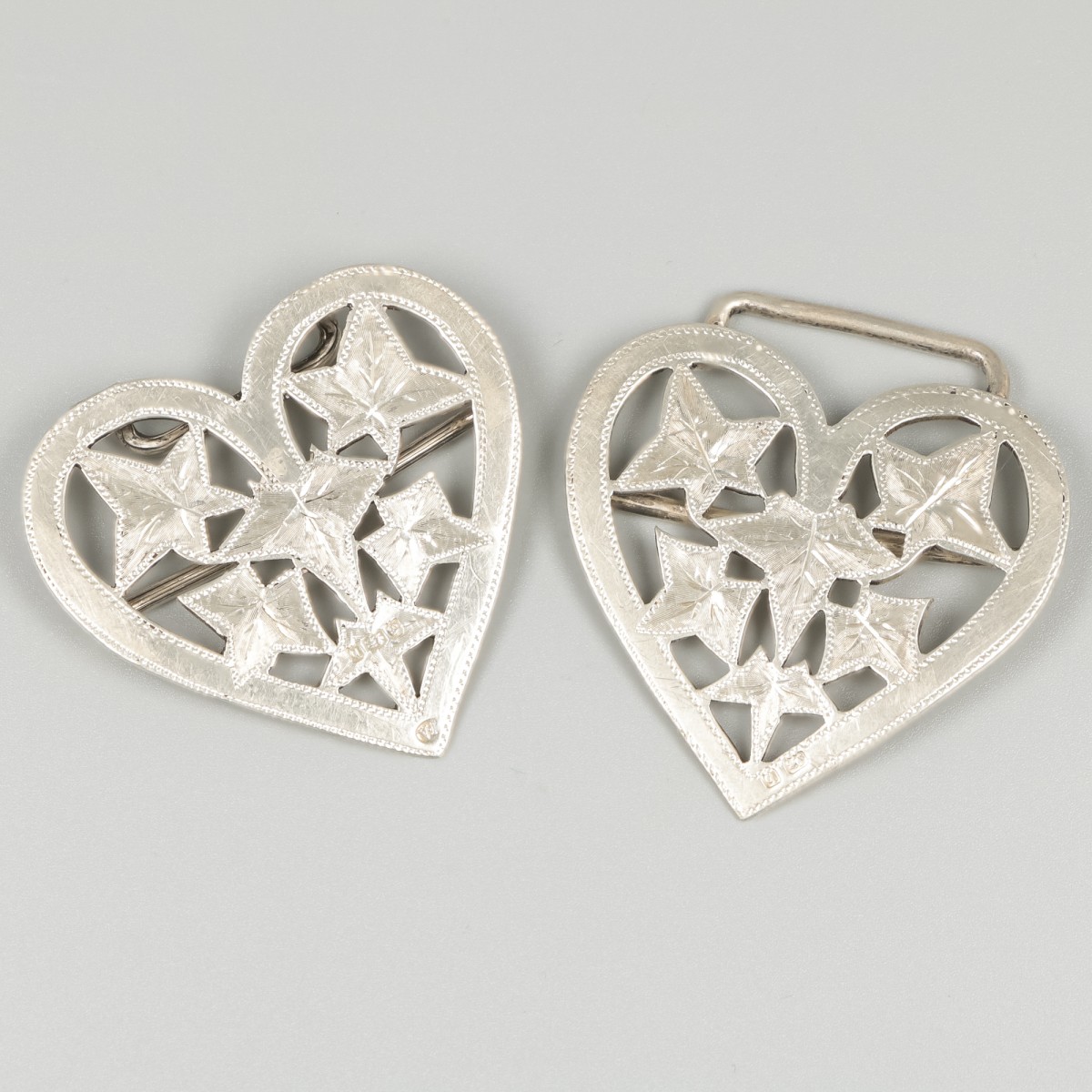 Gesp zilver.
