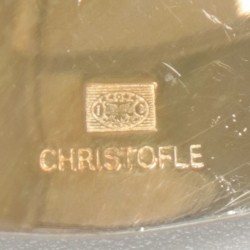 Christofle 2-delig saladecouvert, model Albi, verzilverd.