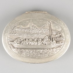 Snuifdoos zilver.