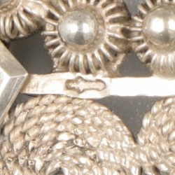 Gesp zilver.