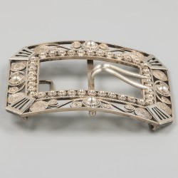 Gesp zilver.