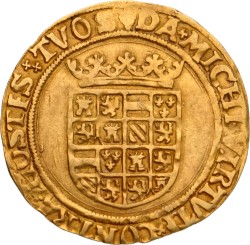 Halve gouden reaal. Brabant. Antwerpen. Karel V. Z.j. (1506 - 55). AU 50