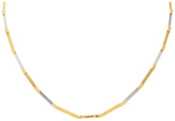 14K Bicolour gouden Lapponia collier met hanger.