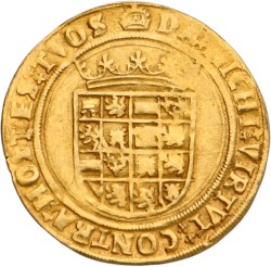 No reserve - Halve gouden reaal. Brabant. Antwerpen. Karel V. Z.j. (1506-55). UNC details.