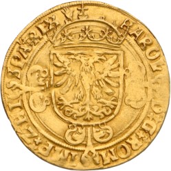 No reserve - Halve gouden reaal. Brabant. Antwerpen. Karel V. Z.j. (1506-55). UNC details.