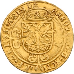 No reserve - Halve gouden reaal. Brabant. Antwerpen. Karel V. Z.j. (1506-55). UNC details.