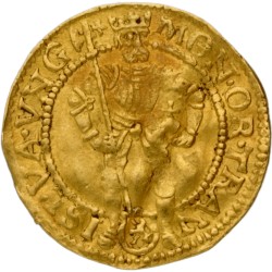 Gouden dukaat - Hongaars type. Overijssel. Z.j. (1590 - 93). AU details.