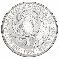 Australia. Elizabeth II. 5 Dollars 'Australian Kookaburra'. 1991.