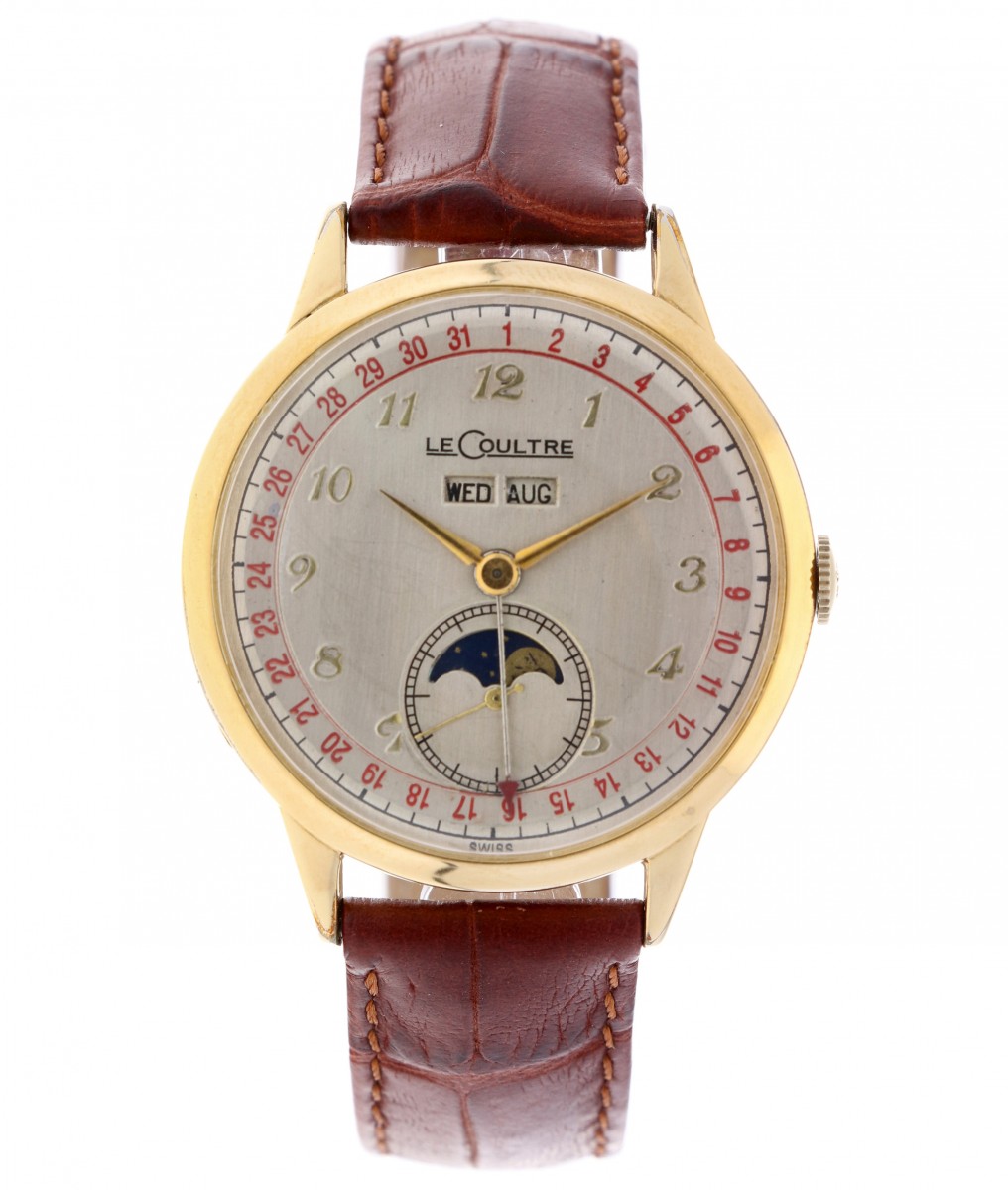 LeCoultre Triple Date Moonphase - Herenhorloge - ca. 1945