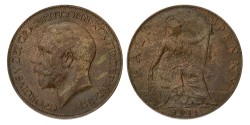 Great Britain. George V. ½ penny. 1911.
