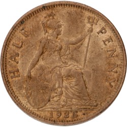 Great Britain. George V. ½ Penny - Modified bust. 1925.