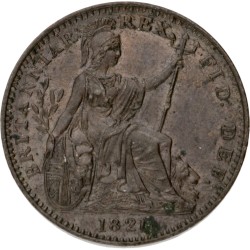 Great Britain. George IV. Farthing. 1821.