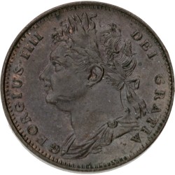 Great Britain. George IV. Farthing. 1821.