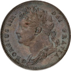 Great Britain. George IV. Farthing. 1821.