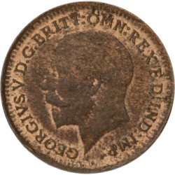 Great Britain. George V. 1/3 Farthing. 1913.