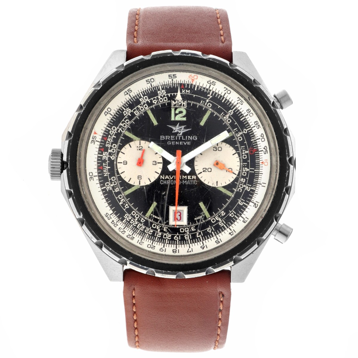 Breitling Navitimer Chrono-Matic 1806 - Herenhorloge.