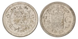 ¼ Gulden. Nederlands-Indië. Wilhelmina. 1911. MS 64.