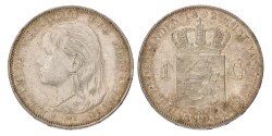 1 Gulden. Wilhelmina. 1892. MS 62.