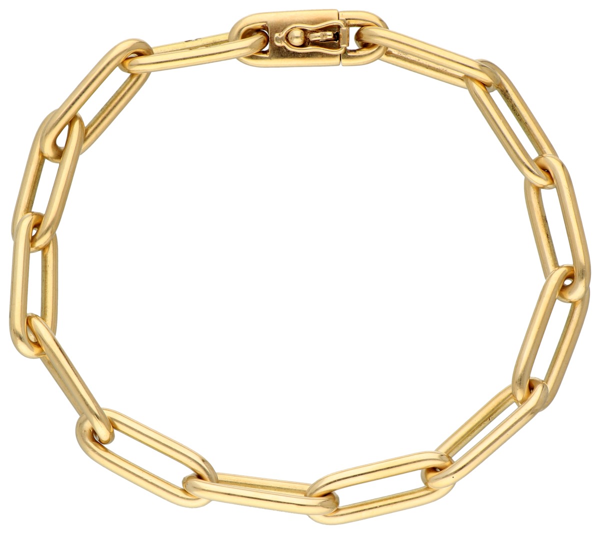 14K Geelgouden Closed forever armband.