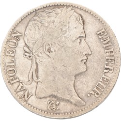 5 Francs. Napoleon. 1812. VF 25.
