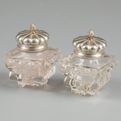 Inktstel, Jacob Daniel Arnoldi & Johannes Willem Wielick, Amsterdam 1839, zilver.