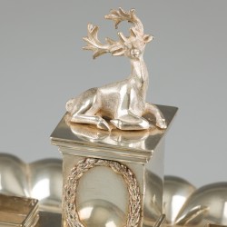 Inktstel, Jacob Daniel Arnoldi & Johannes Willem Wielick, Amsterdam 1839, zilver.