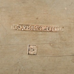 Inktstel, Jacob Daniel Arnoldi & Johannes Willem Wielick, Amsterdam 1839, zilver.