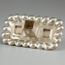 Inktstel, Jacob Daniel Arnoldi & Johannes Willem Wielick, Amsterdam 1839, zilver.