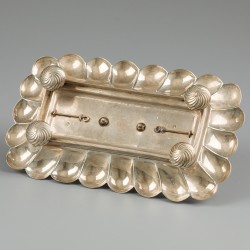 Inktstel, Jacob Daniel Arnoldi & Johannes Willem Wielick, Amsterdam 1839, zilver.